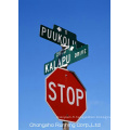 Colored Traffic Sign with Reflective Tape